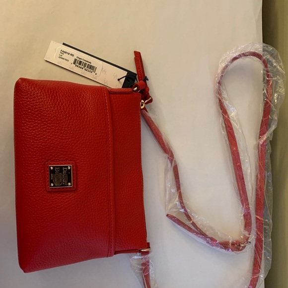 Dooney & Bourke Red Leather Purse - Picture 1 of 10
